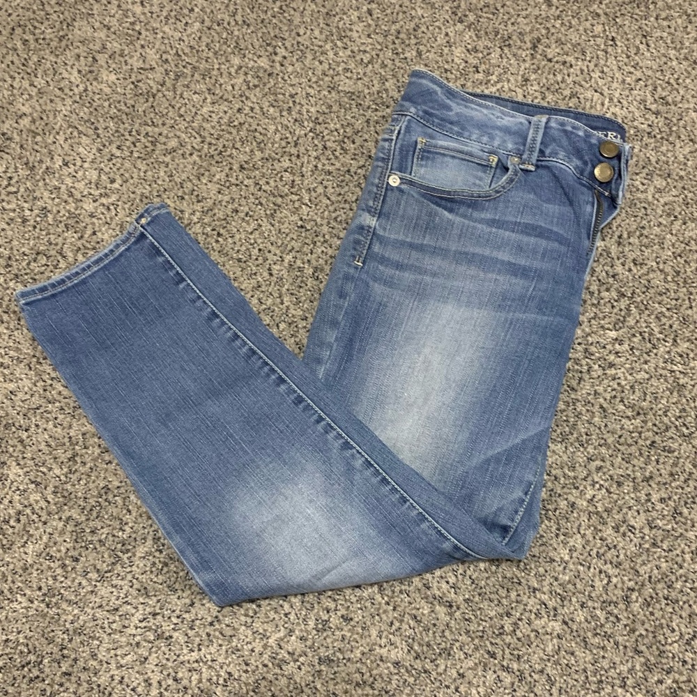 American Eagle artist crop super stretch